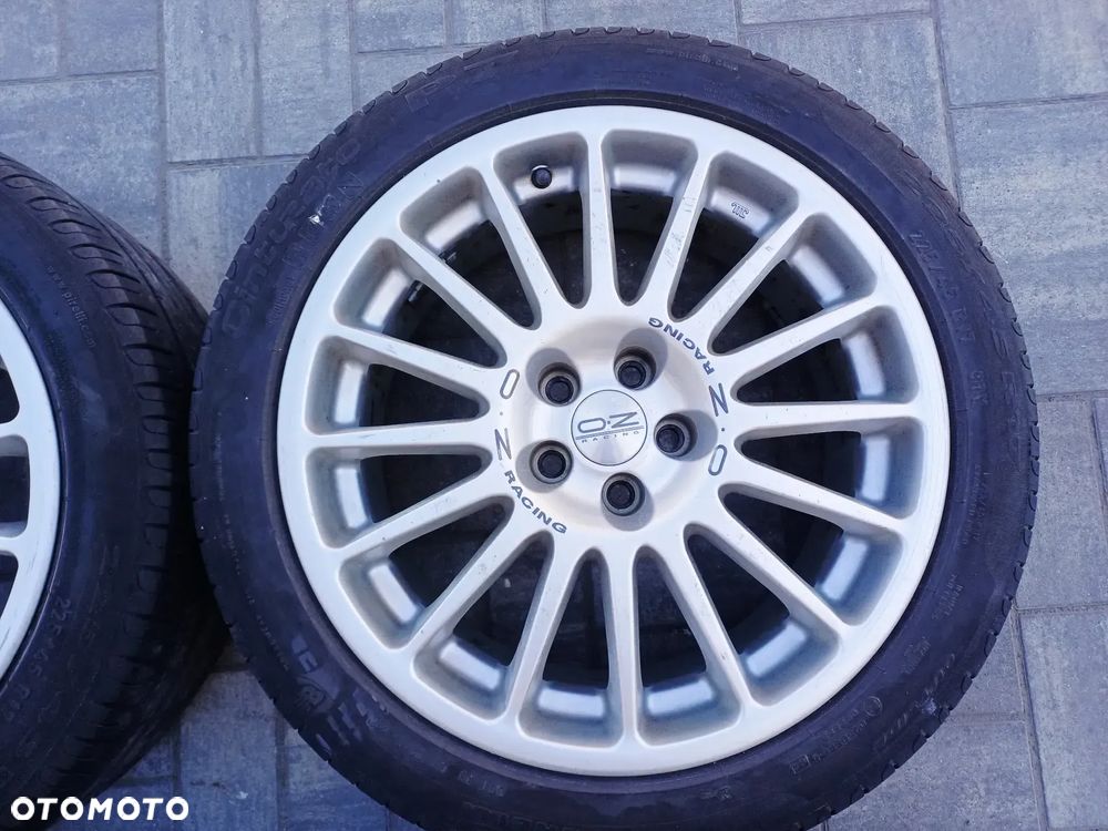 FELGI Z OPONAMI KOŁA ALUMINIOWE OZ RACING AUDI R17 5X100 ET35 57,1 mm OPONY PIRELLI P7 CINTURATO 225/45 LATO NR7 - 5