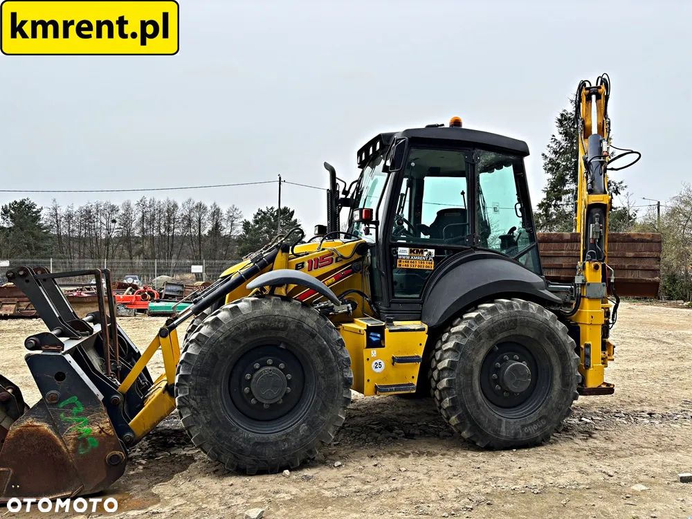 New Holland B 115 C KOPARKO-ŁADOWARKA 2017r. MTH: 3610 | jcb 3cx 4CX 5CX CAT 444 434 CASE 695 590 komatsu 97 - 17