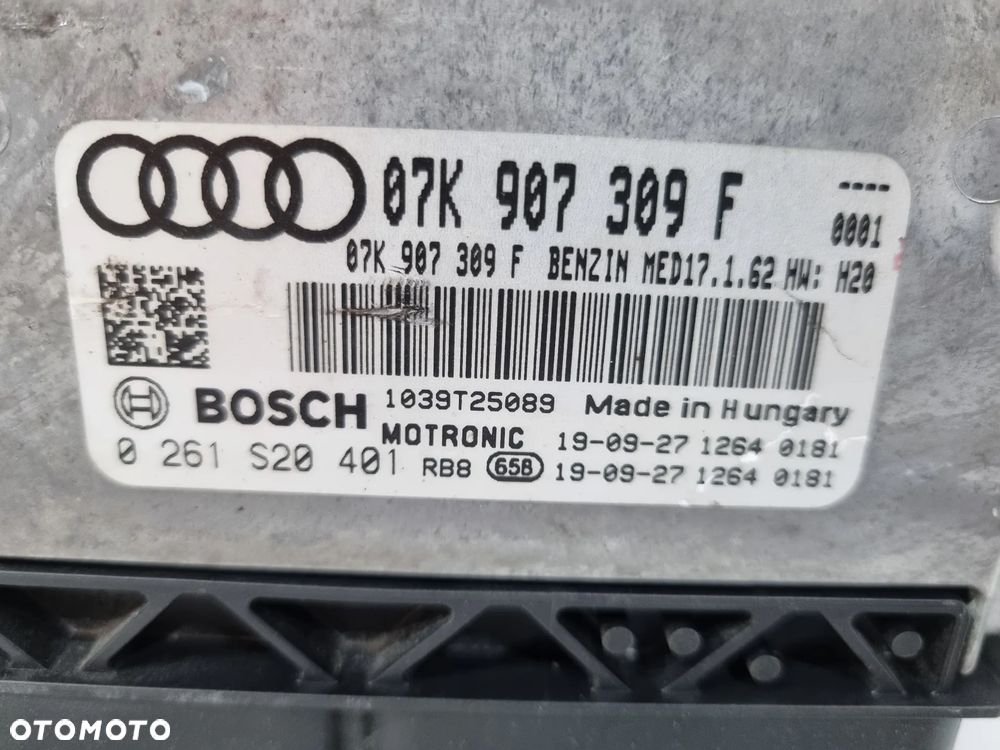 AUDI RS3 KOMPUTER STEROWNIK SILNIKA 07K907309F - 4