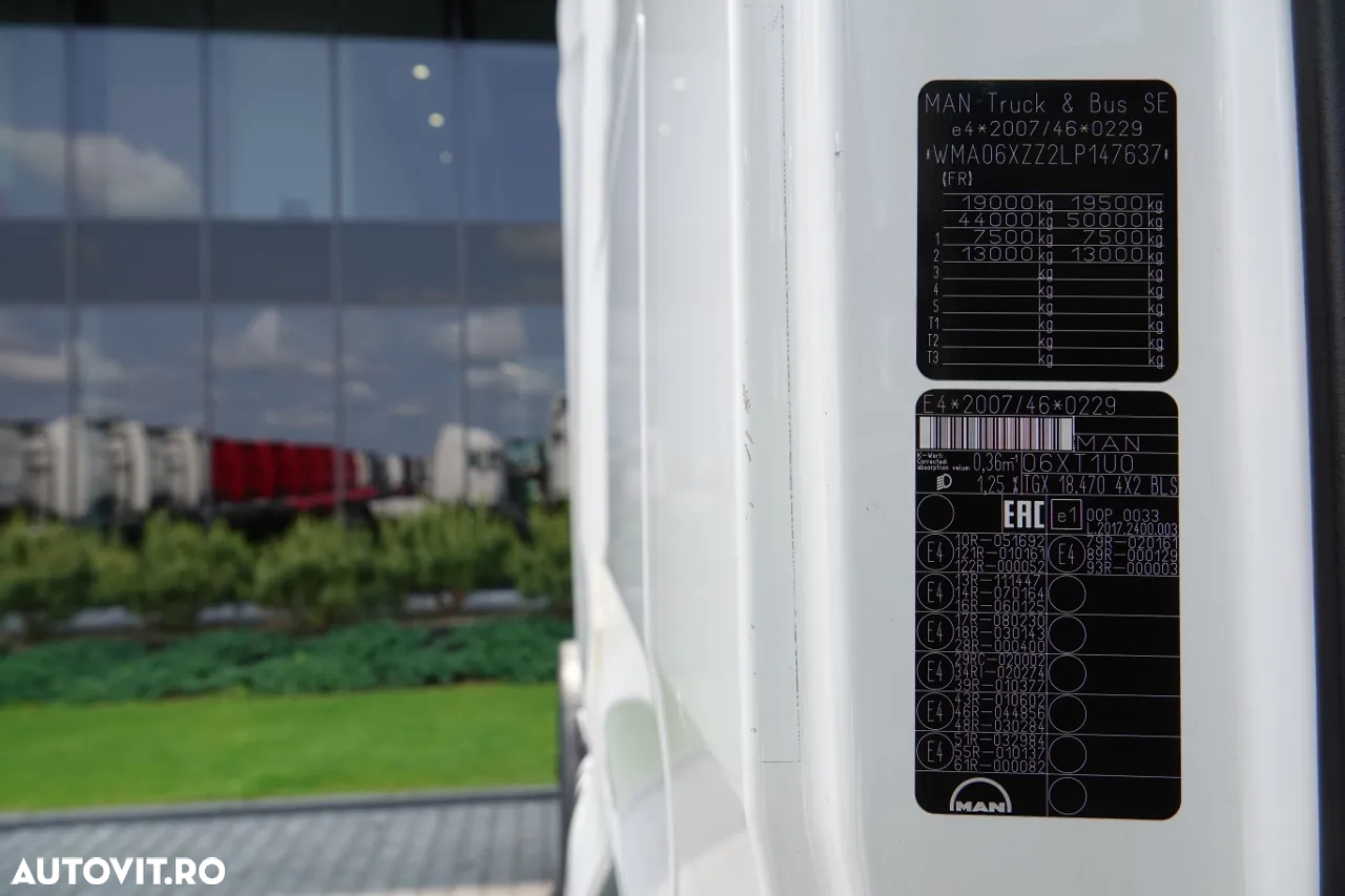 MAN TGX 18.470 / RETARDER / AN 2020 / IMPORTAT / DUPĂ CONTRACTUL DE SERVICE - 35