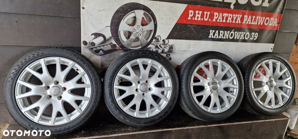 ALUFELGI +OPONY LETNIE 225/45 17" 5X112 ET56 AUDI A3 S3 RS3 - 17