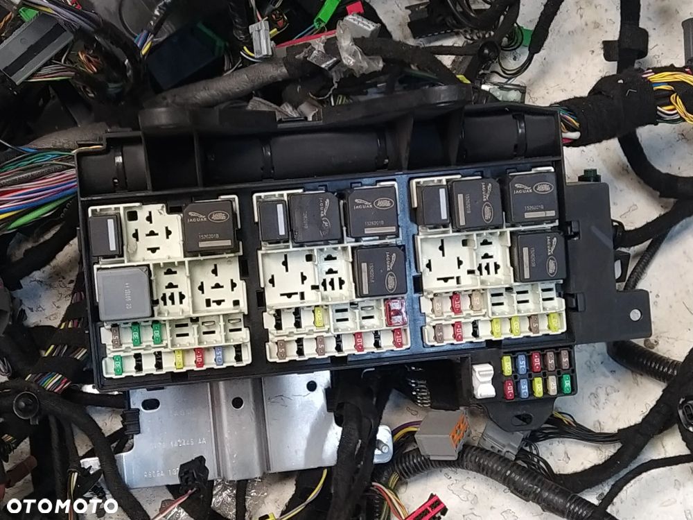 JAGUAR XF X260 2.0 PRZEWODY KABLE INSTALACJA WIĄZKA WNĘTRZA AUTOMAT LAMPY XENON EUROPA ORYGINAŁ - 12