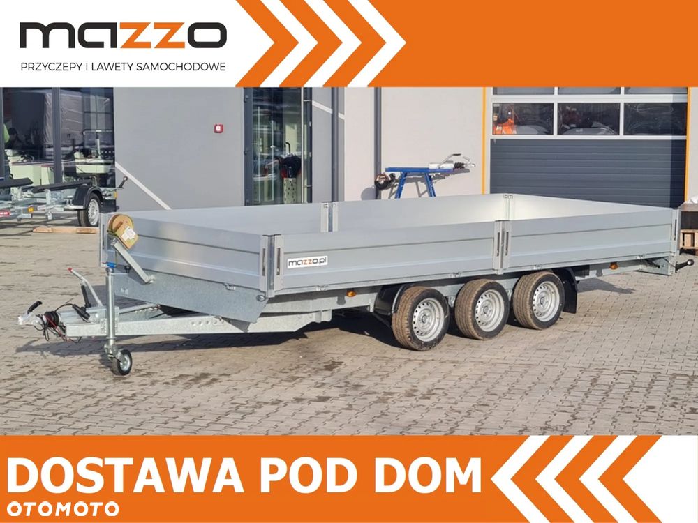 Niewiadów DOSTAWA Atlas przyczepo-laweta 500x210 cm DMC 3500 kg AMORTYZATORY BURTY ALU - 1