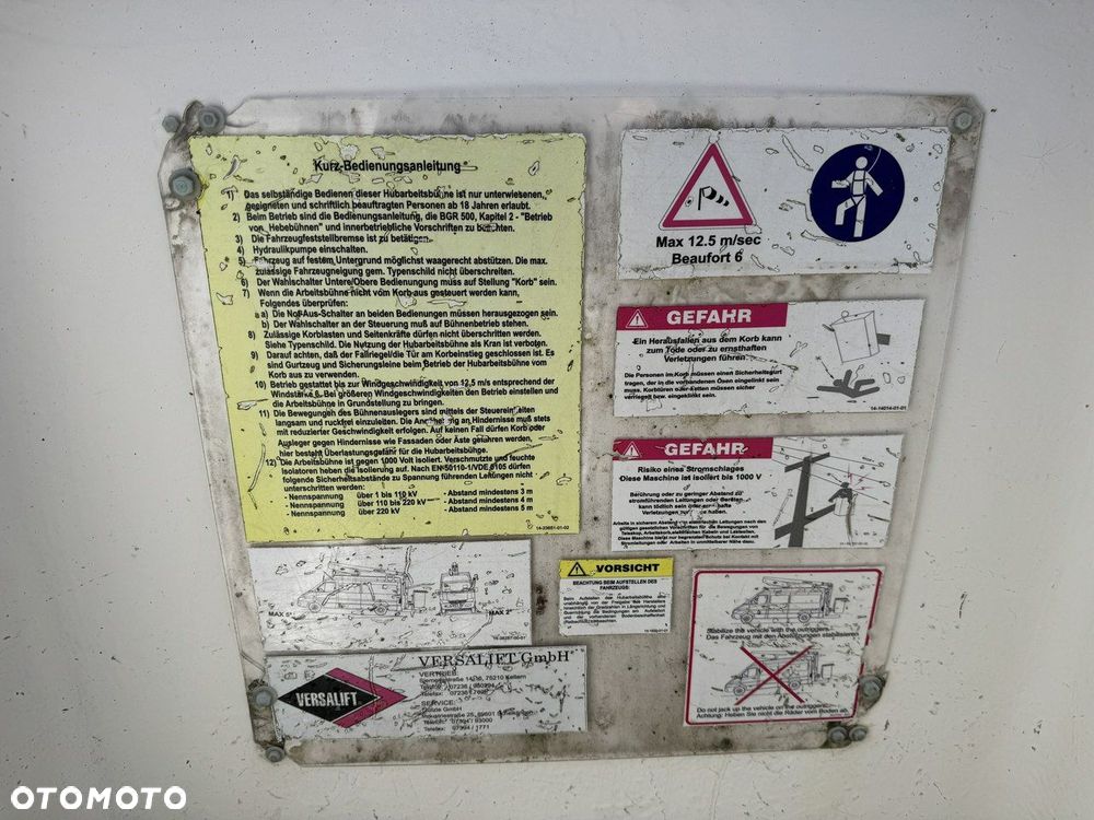 Mercedes-Benz Sprinter Zwyżka Podnośnik Koszowy VERSALIFT KLUBB ET-36-LF UDT - 18