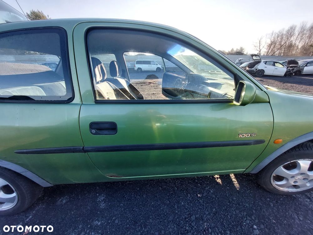 OPEL CORSA B DRZWI PRAWY PRZÓD PRZEDNIE PRAWE KOMPLETNE XXCU 52/9 - 1