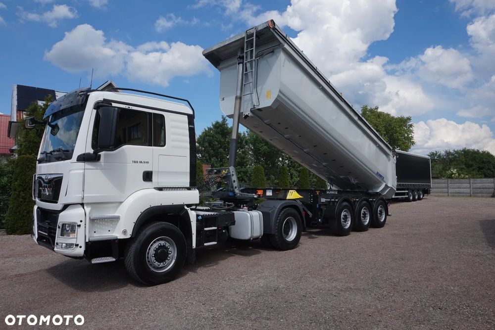MAN TGS 18.510 4x4 HYDRODRIVE + SCHMITZ GOTHA STALOWA 28 m3. - 9