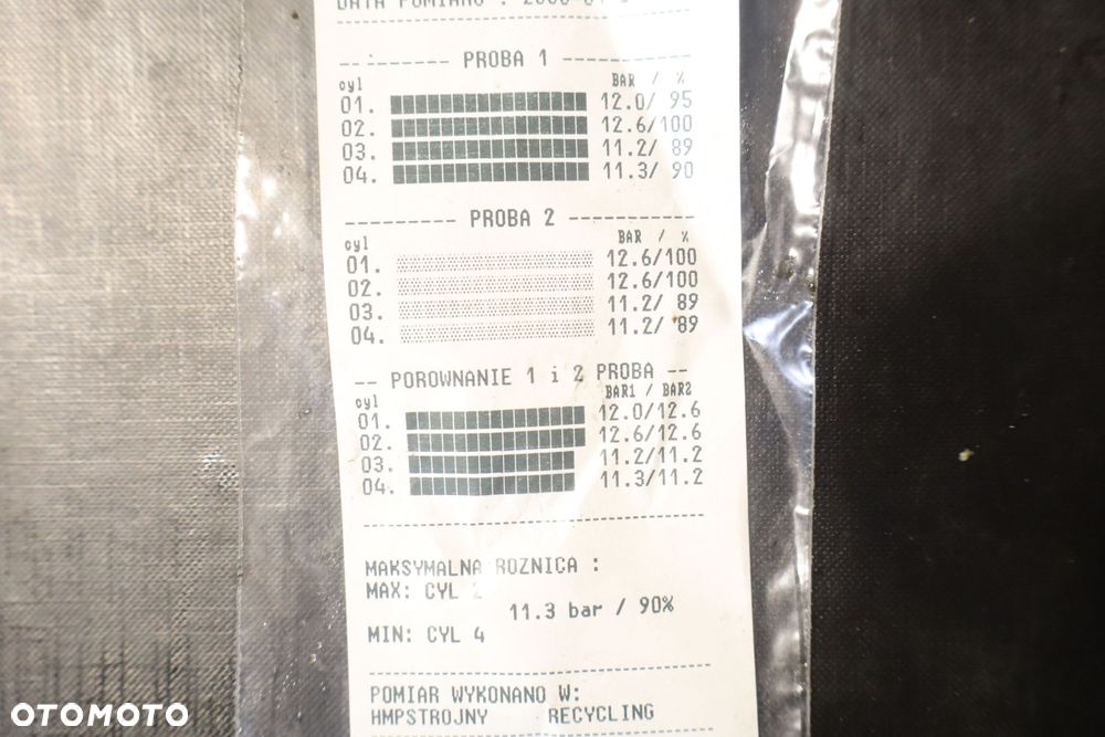 SILNIK  DACIA DOKKER LIFT 1.6 102KM h4md738 TEST - 2