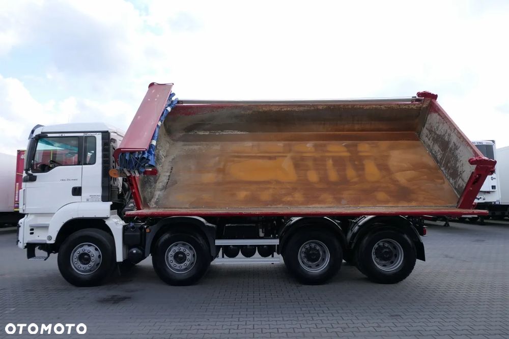 MAN TGS 35.460 / 8X4 / WYWROTKA 2 STR / BORDMATIC / MEILLER KIPPER / AUTOMAT / EURO 6 - 9