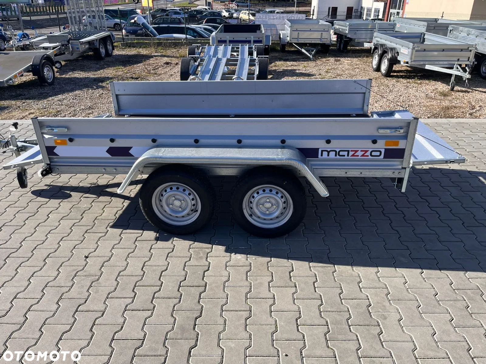 Niewiadów DOSTAWA! Przyczepka BEG7527T wym. 263x132x35 Lekka przyczepa dwuosiowa! Przednia i tylna burta otwierana i demontowalna! HIT cenowy! - 6