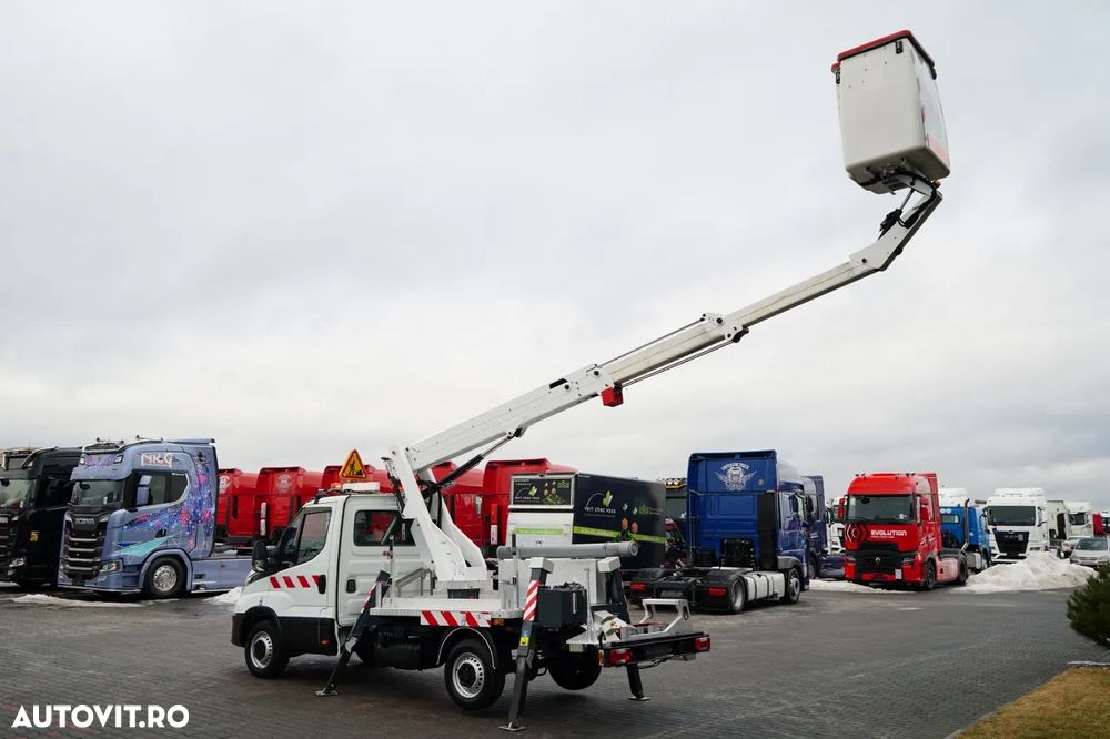 Iveco 35-140 / Platformă de lucru aeriană / FRANCE ELEVATEUR 141 TLE / 4 SUPPORTURI / MANUALĂ / 2020 - 4