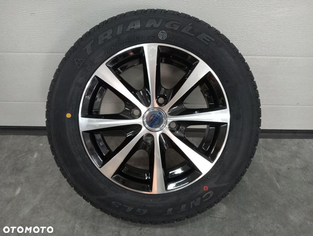 Koło alu 155/70 R13 Triangle TR928 4x100 felga opona przyczepa !! - 1