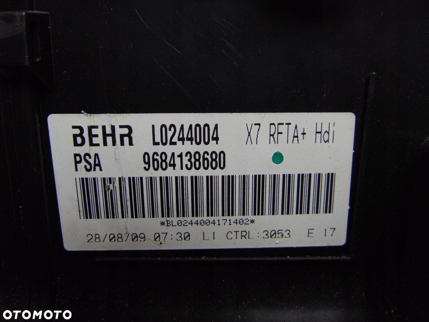CITROEN C5 III X7 08- OBUDOWA NAGRZEWNICA CLIMATRONIC 2 STREFY EUROPA - 5