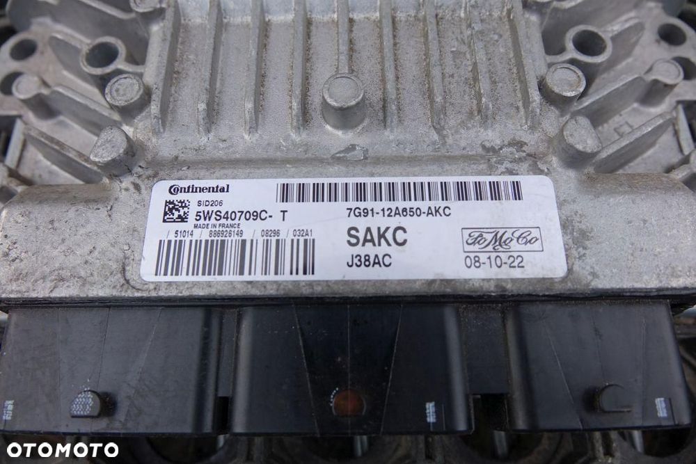 STEROWNIK SILNIKA KOMPUTER SAKC FORD MONDEO MK4 IV 2.0 TDCI 7G91-12A650-AKC - 3