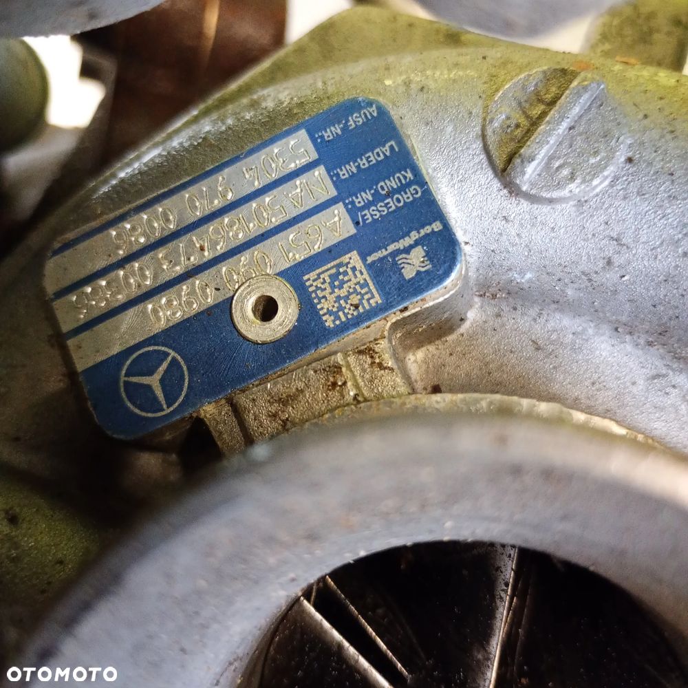 Turbina turbosprężarka Sprinter 2.2CDI lift A6510906080 - 7