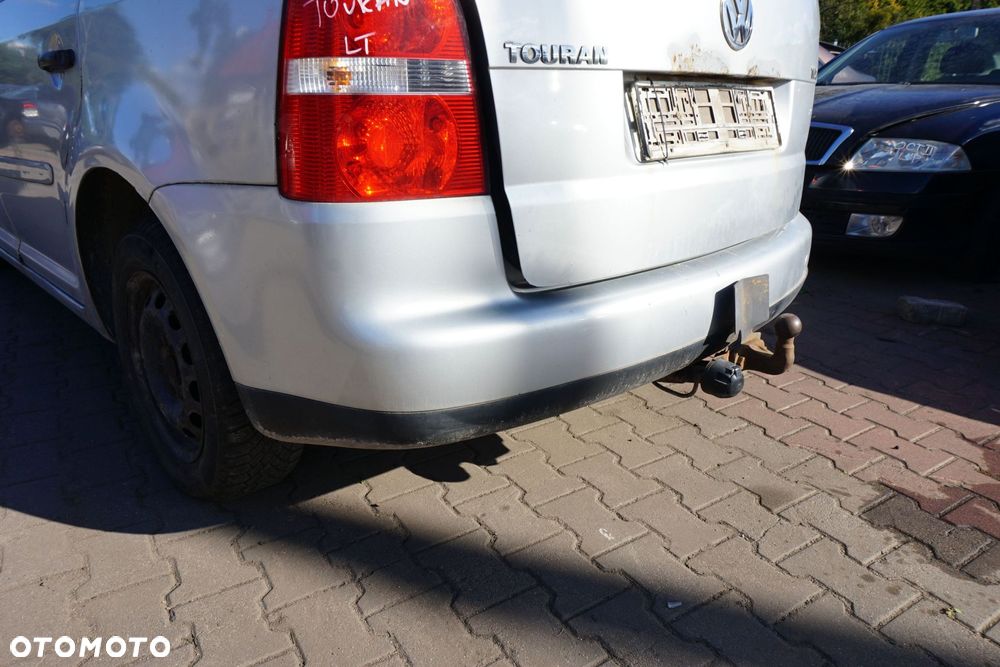 ZDERZAK TYLNY TOURAN I 1T LA7W  SREBRNY VOLKSWAGEN 2003-2006 - 3