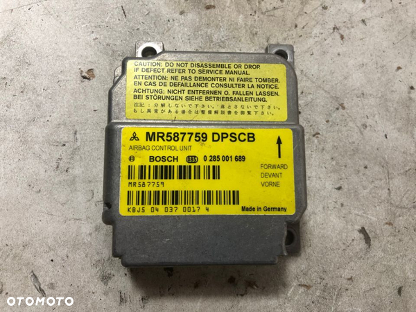 MITSUBISHI COLT VI Z30 MODUŁ SENSOR PODUSZEK AIRBAG MR587759