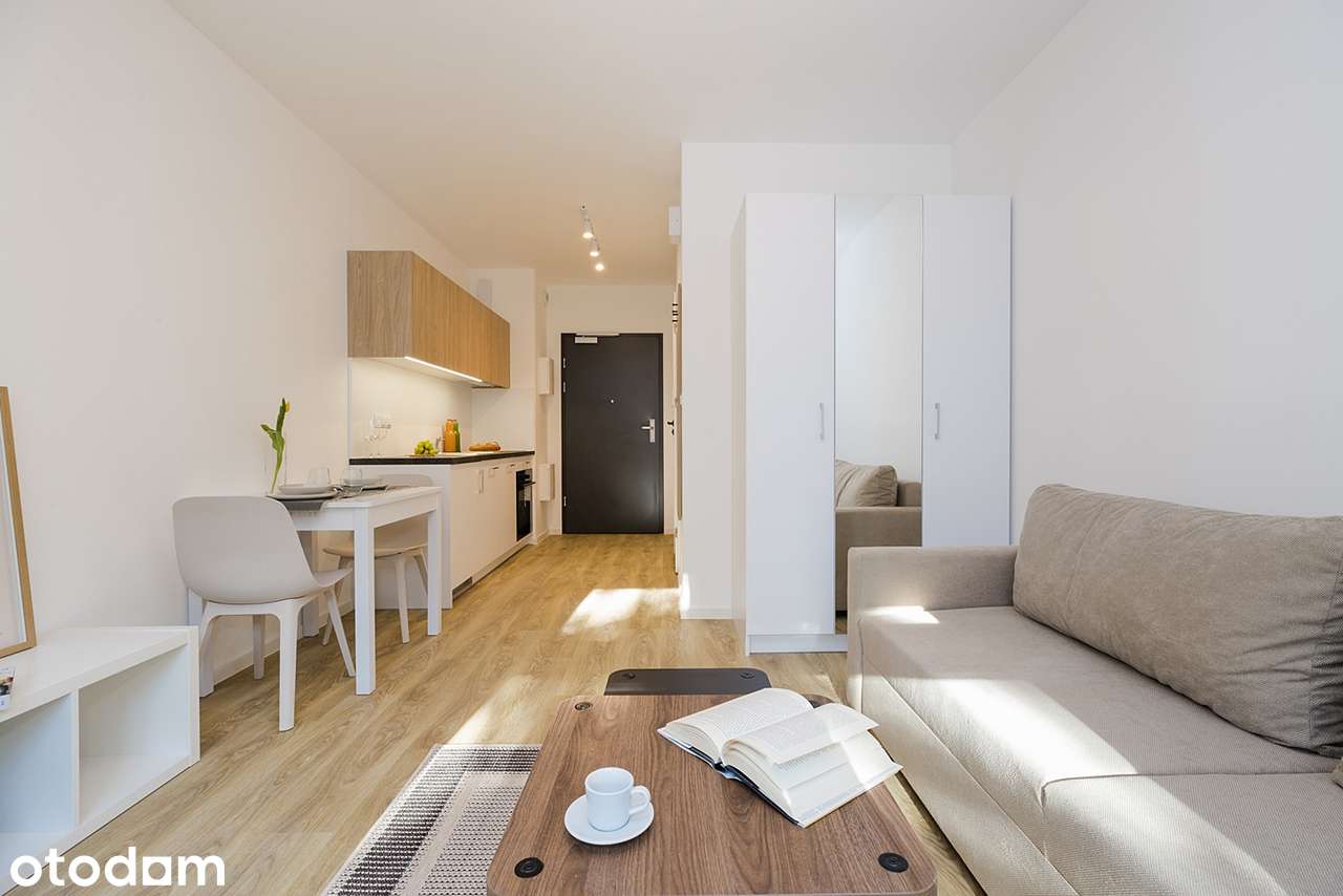 Studio z OGRÓDKIEM - 21 m²,komfortowe, nowoczesne, pet friendly