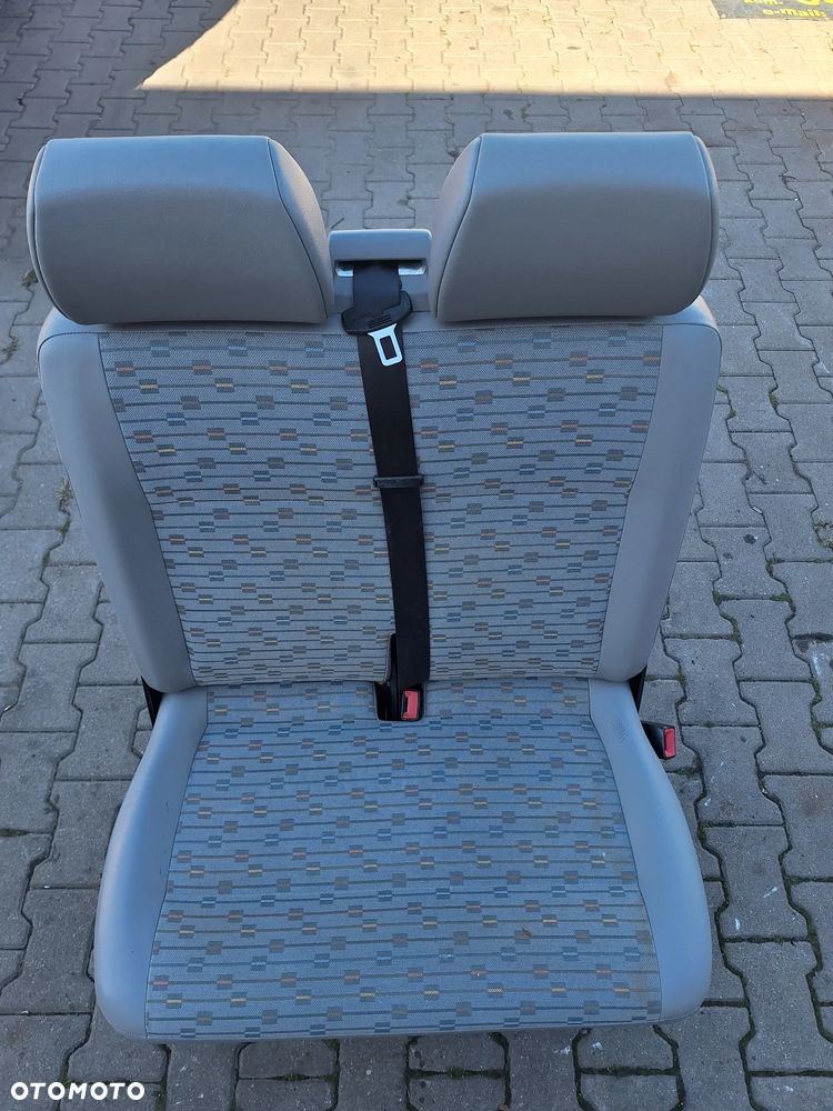 FOTEL KANAPA DWÓJKA PASAŻERA SKŁADANY DOKA 1 RZĄD - VW TRANSPORTER T5 LIFT - 1