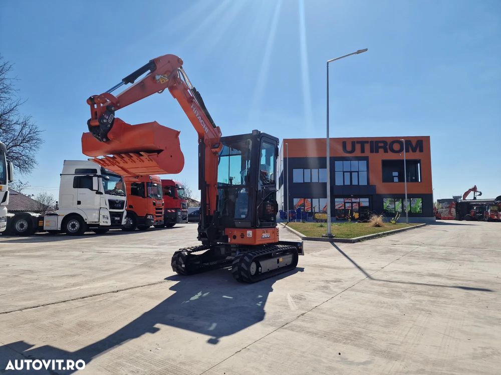Hitachi 2,8t, PROTMOTIE-CUPLA RAPIDA+3 cupe, ZX26U-6, 2025, Instalatia picon, Grantie 2 ani, Posibilitate leasing 5 ani-PROMOTIE 36.500 EUR+Tva - 29