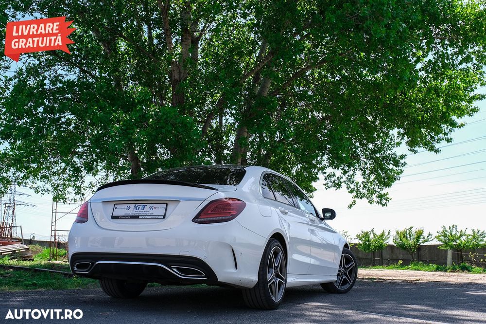 Eleron Portbagaj Mercedes C-Class W205 (2014-2020) Design Negru Lucios- livrare gratuita - 16