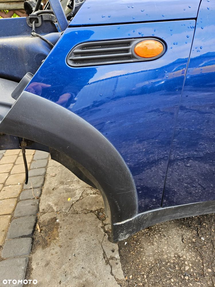 Mini Cooper ONE R50 blotnik przod prawy lewy  Indi Blue