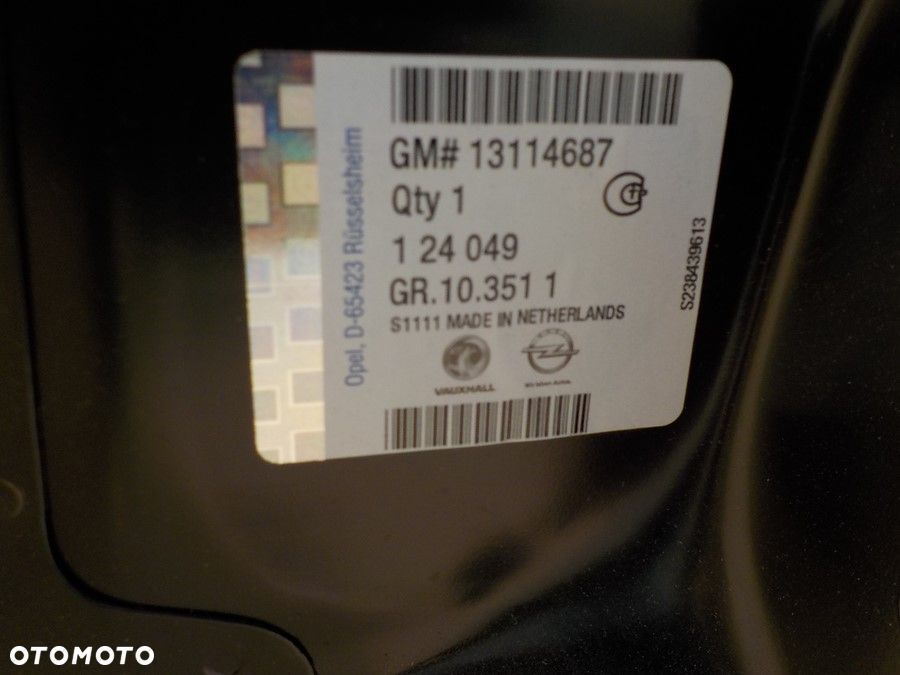 OPEL CORSA C DRZWI NOWE ORYGINAŁ 3D LEWE - 3