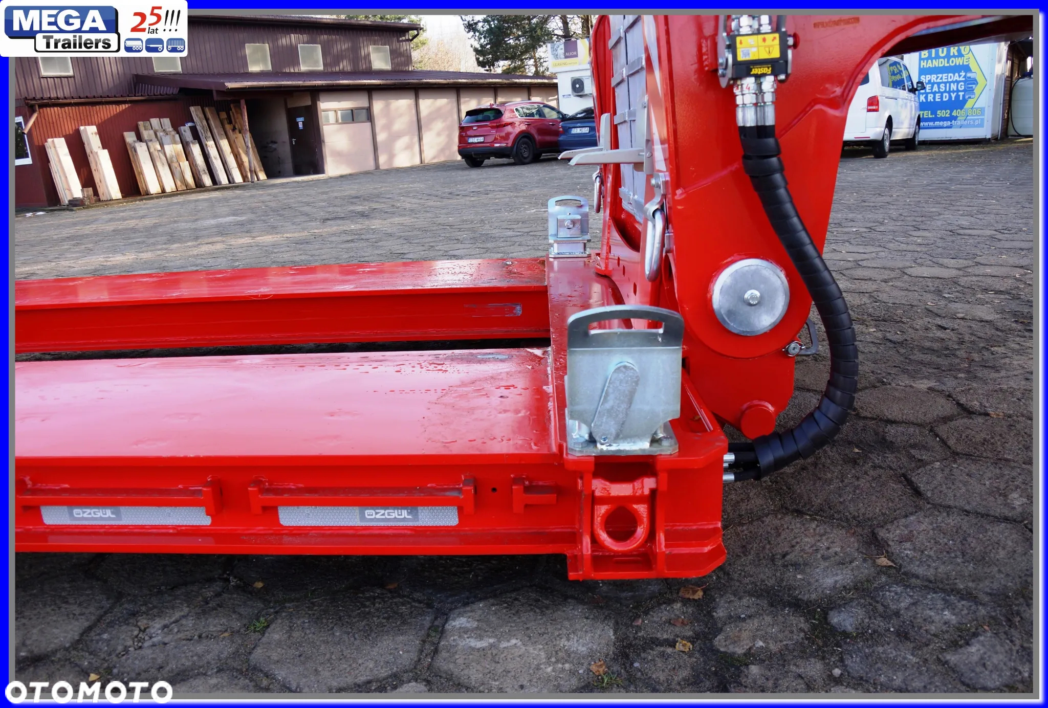 Mega Hydrauliczna Łabędzia Szyja, pokład 650 + 575 cm rozciągu, 2 osie, DMC 46 Ton ! - 34