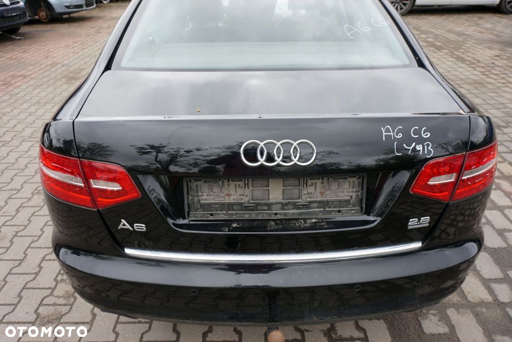 KLAPA BAGAŻNIKA TYLNA A6 C6 LIFT SEDAN LY9B  CZARNY AUDI 2008-2011 - 1