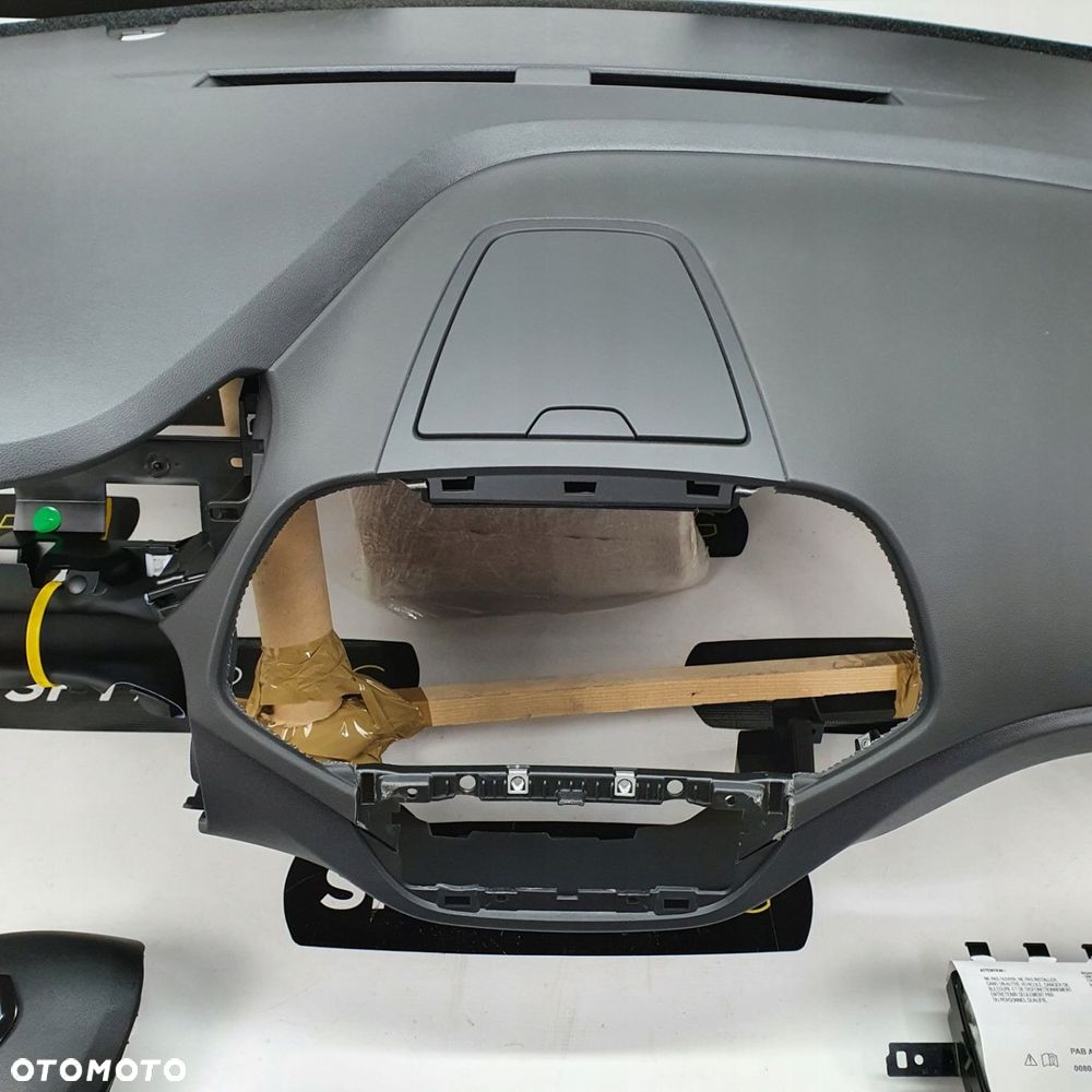 RENAULT CAPTUR I LIFT DESKA ROZDZIELCZA KONSOLA KOKPIT PULPIT PODUSZKI AIRBAG AIR BAG PASY KIT SET - 3