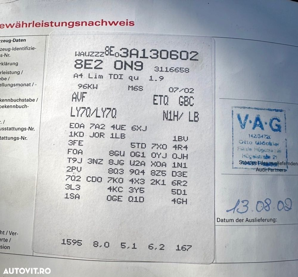 Audi A4 1.9 TDI quattro - 27