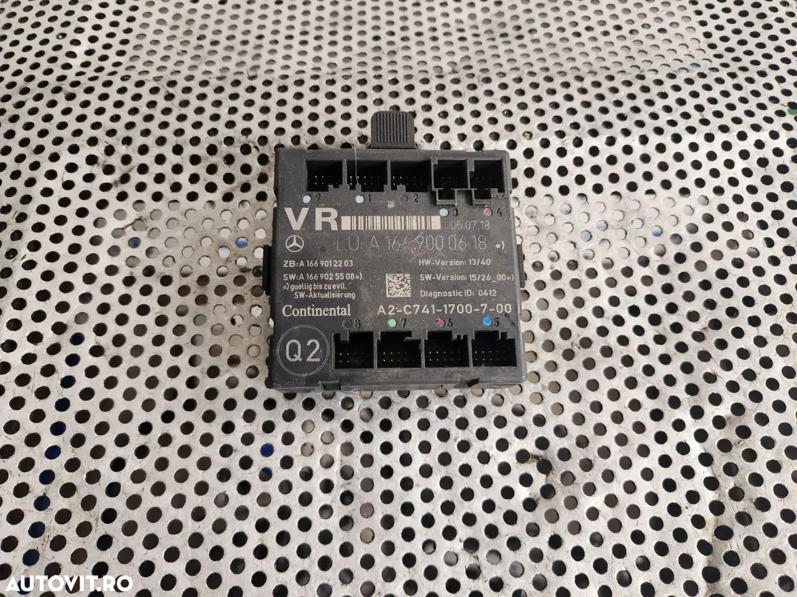 Modul Usa Sofer Mercedes A/B Class W246 W176 GLA X156 W156 CLA W117 Cod A166900618 Dezmembrez Mercedes Motor 651 - Dezmembrari Arad - 1