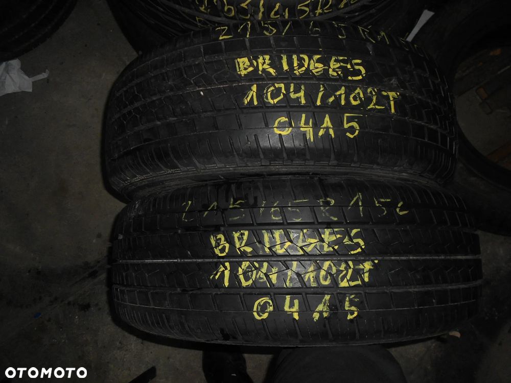 OPONY 215/65r15C BRIDGESTONE DURAVIS R410 DOT 0415 9.4MM - 1