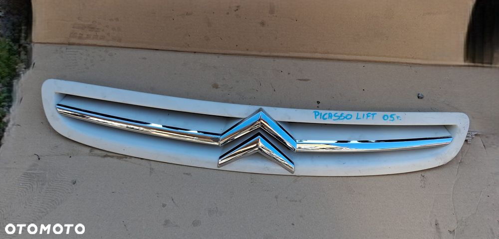 Atrapa chłodnicy CITROEN XARA PICASSO LIFT biała 9650059377  OE - 1