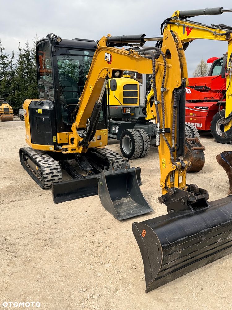 Caterpillar Minikoparka gąsiennicową CAT 302,7 22r 3x łyżki Verachter MS05 dodatk.linie hydr CATEPILLAR 302 303.5 303 bobcat Kubota Yanmar Takeuchi 2,8 tony - 6