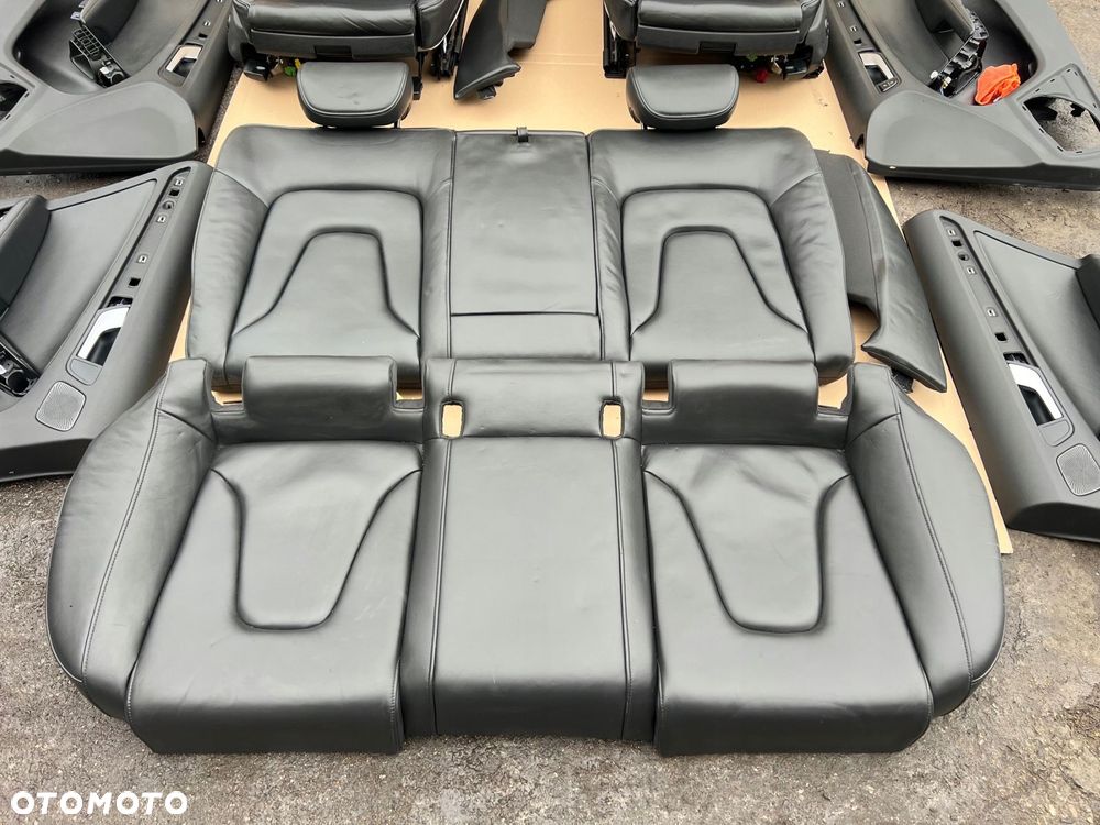 audi a5 8t lift sline sportback fotele kanapa skóra grzane s-line kpl. - 5