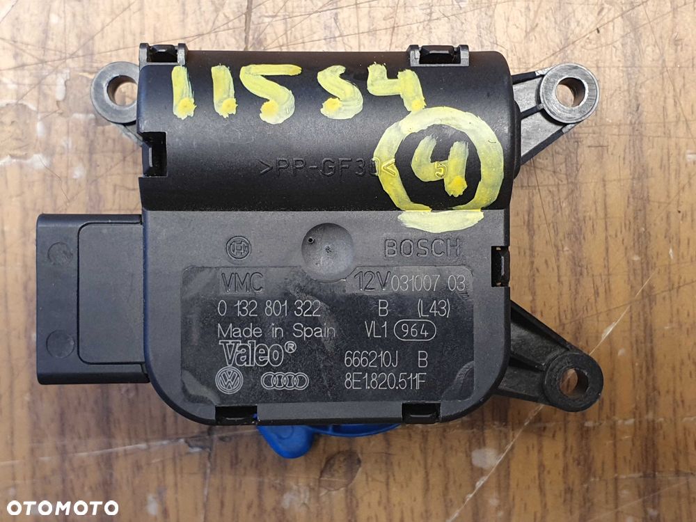 Silniczek Nagrzewnicy Mechanizm Nawiewu Klapki EUROPA AUDI A4 B6 B7 - 13