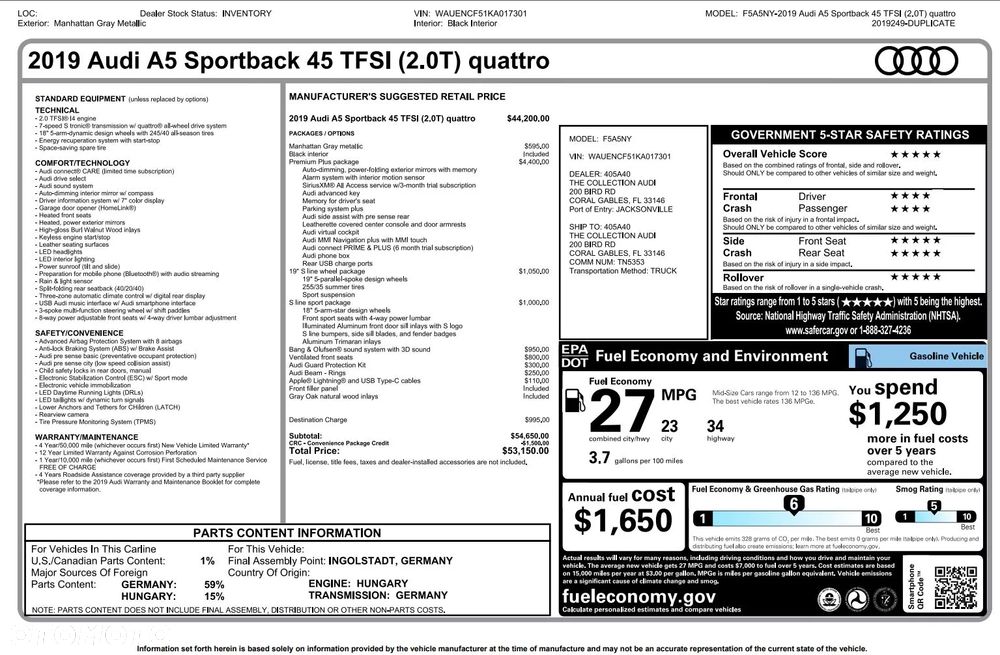 Audi A5 Sportback 2.0 TFSI Quattro S tronic - 32