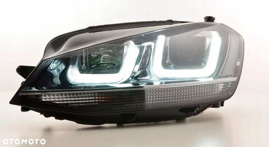 Reflektor Lampa kp Xenon-look h7 soczewka GTI Tuning VW Golf VII 7 5g 2012- - 4