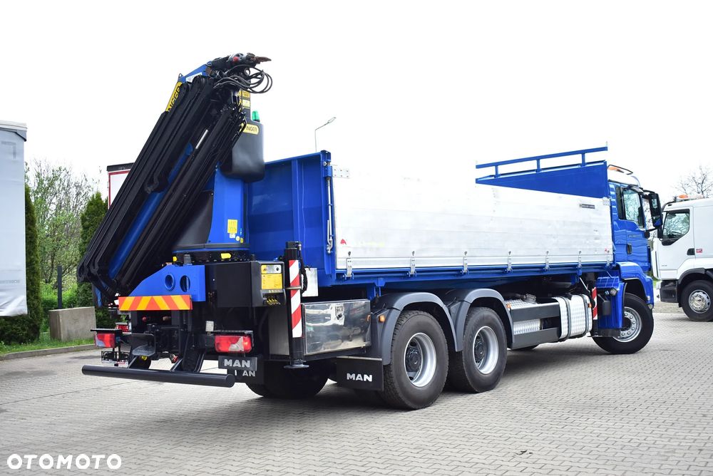 MAN TGS 33.480 6x4 BL Wywrotka 6.70m. + Palfinger PK 23002 SH / 5 i 6 Funkcja/ Rotator/  Retarder/ Pilot/ Kipper/ Kiper/ Crane/ HDS/ Kran/żuraw/ Manipulator / Sprowadzony ! - 27