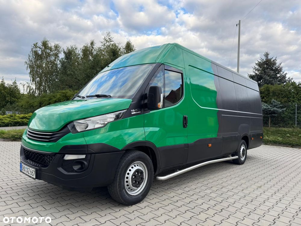 Iveco DAILY 35-160 LIFT MAXI L4H2 Climatronic Elektryka Tempomat Kamera Furgon 3os. Hak Serwis - 4