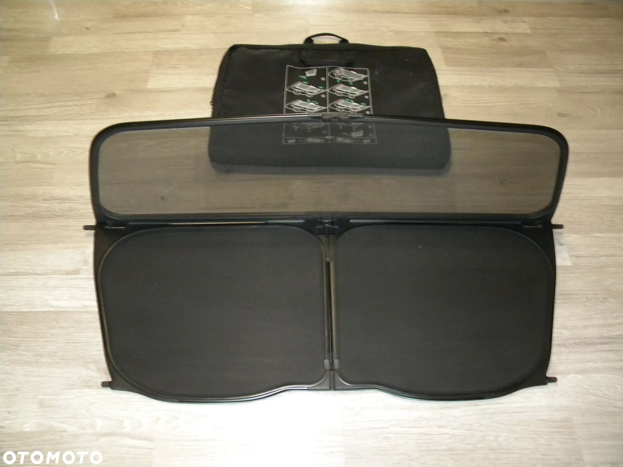 WINDSTOP WINDSCHOTT WIATROŁAP VW GOLF VI 6 CABRIO + POKROWIEC ORYGINAL 5k7862951 - 1