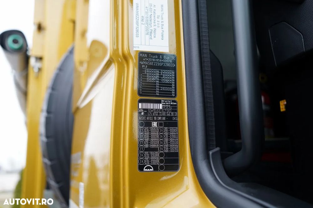 MAN TGS 33.480 / 6X6 / BASCULATOR 3 LATE / BORDMATIC / HYDROBRA / KH KIPPER / AUTOMAT / NOU / DISPONIBIL IMEDIAT / - 36