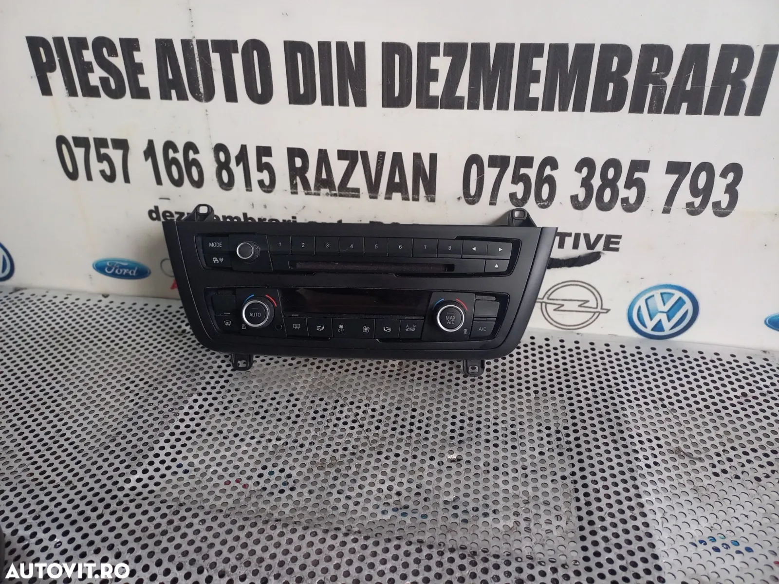 Panou Modul Comanda Clima Climatronic Interfata Radio Cd Bmw F30 F31 Seria 3 Dezmembrez - Dezmembra - 6