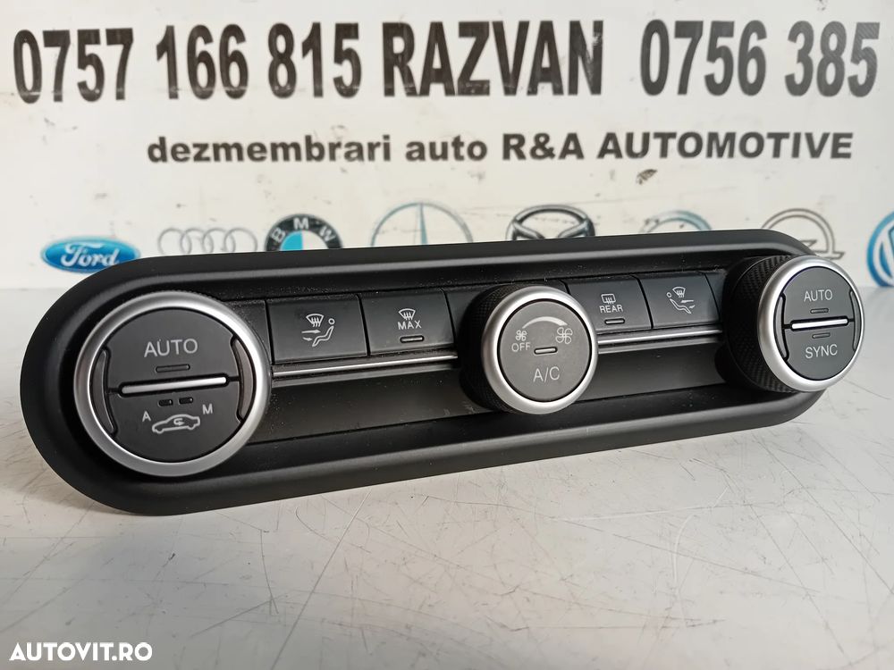 Panou Modul Comenzi Clima Climatronic Alfa Romeo Stelvio An 2017-2022 Volan Stanga - 6
