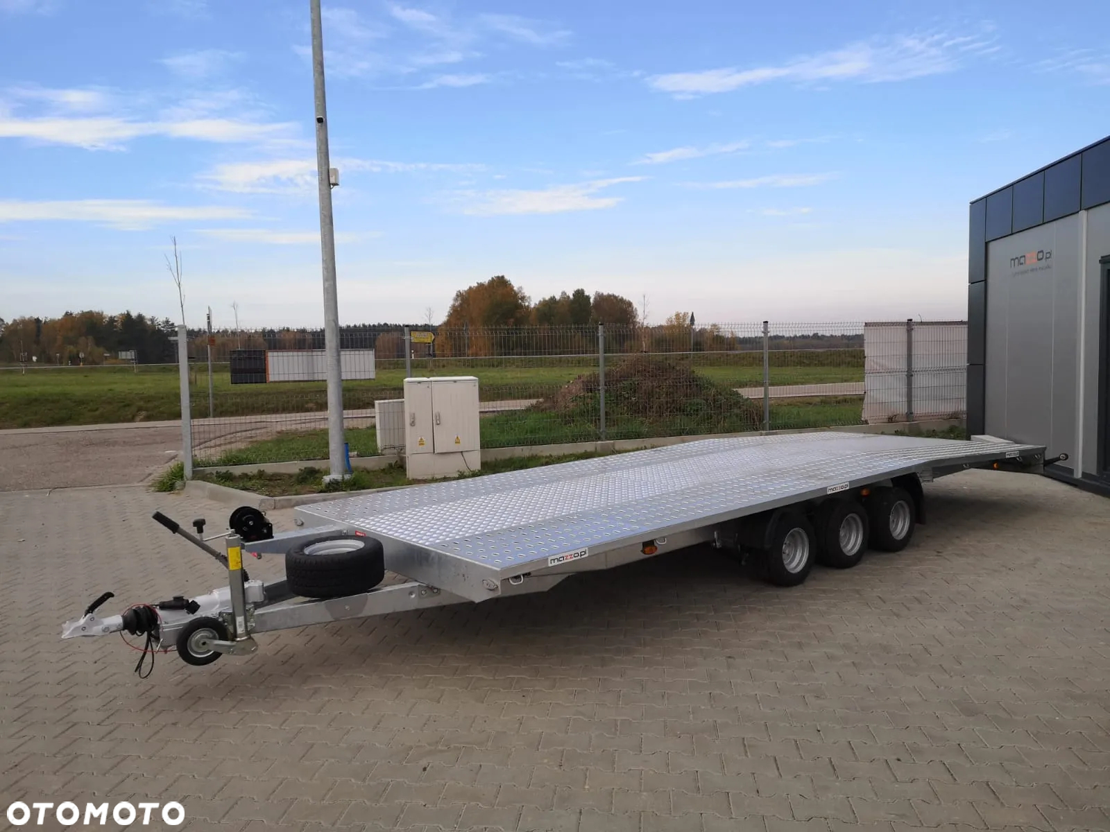 Boro Laweta 600x210cm DMC 3500 kg IDEALNA POD BUSY koło zapasowe, wciągarka i AMORTYZATORY - 4