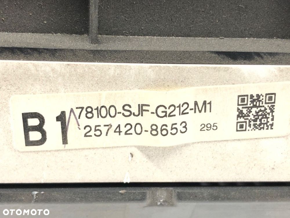 LICZNIK  HONDA FR-V (BE) 2004 - 2022 2.0 (BE3) 110 kW [150 KM] benzyna 2005 - 2022 257420-8653 - 3