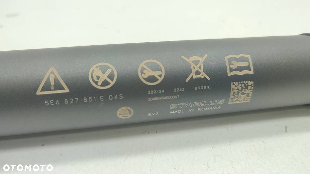 TELESKOP SIŁOWNIK KLAPY BAGAŻNIKA SKODA OCTAVIA IV LIFT 5E6827851E - 3