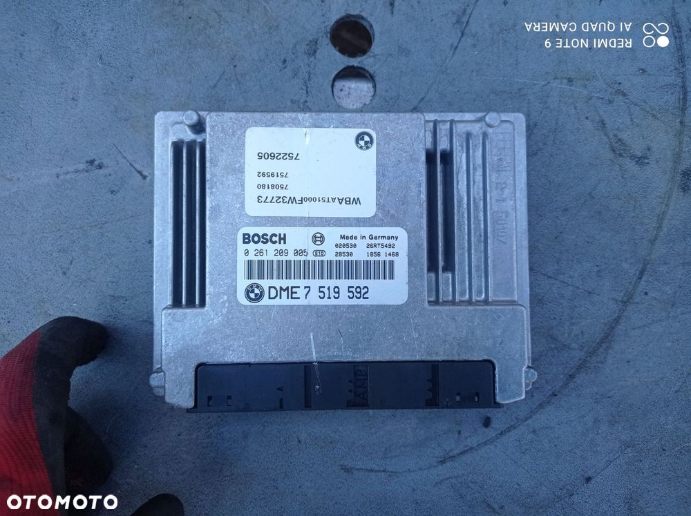 komputer silnika bmw e46 1.8i 7519592 - 1