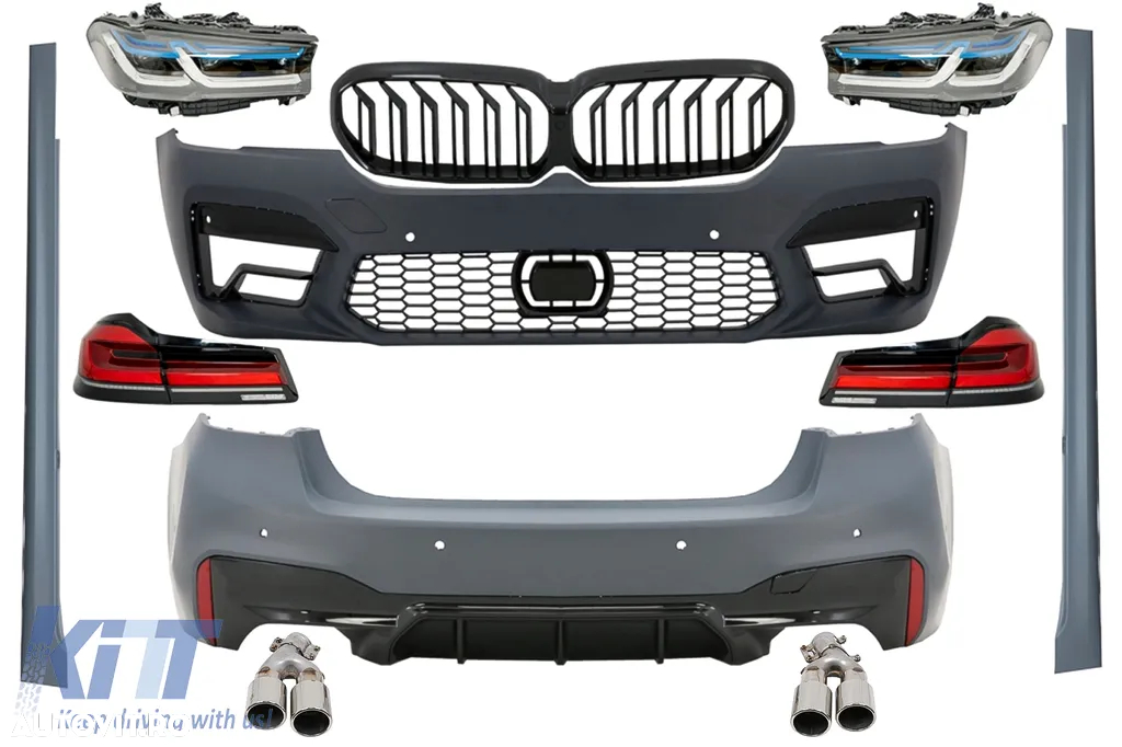 Pachet Exterior Complet BMW Seria 5 G30 (2017-2019) Conversie la G30 M5 LCI 2020 D- livrare gratuita - 2