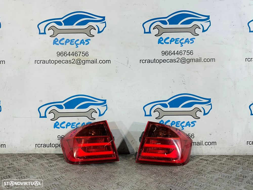 .Conjunto Farolins Led Originais Tras Traseiro Direito Esquerdo BMW Serie 3 F30 2011 - 2019 - 3